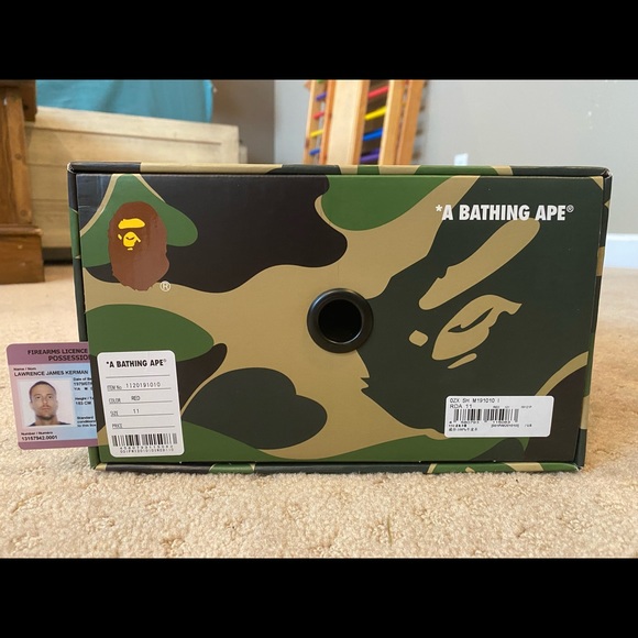 BAPE STA MID #2 MENS RED - Picture 4 of 9